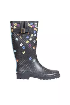 Сапоги резиновые Trespass Samira с принтом, черный