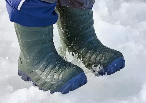 Сапоги резиновые Viking Ultra 2.0 STR детские, зеленый