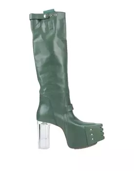 Сапоги Rick Owens, зеленый