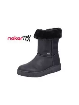 Сапоги rieker Damen Winterschuhe warm, черный