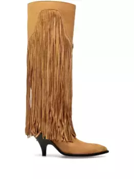 Сапоги с бахромой Bally, коричневый