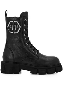 Сапоги с логотипом Philipp Plein, черный