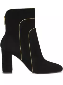 Сапоги с металлическим декором Gianvito Rossi, черный