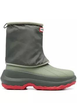 Сапоги с нашивкой-логотипом из коллаборации с Hunter Kenzo, зеленый