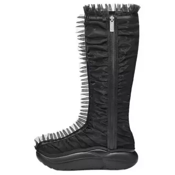 Сапоги с оборками высокие Collina Strada черный женские Ugg