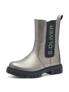 Сапоги s.Oliver Boots, серебряный