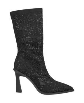 Сапоги с острым носком и шпилькой. Alma En Pena, черный