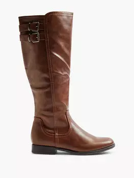 Сапоги с широким голенищем Graceland, коричневый