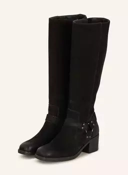 Сапоги с заклепками Paul Green, черный