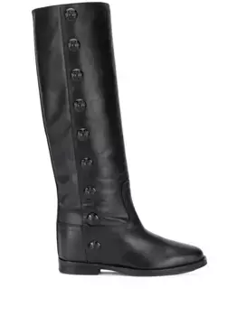 Сапоги с заклепками Via Roma 15, черный