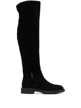 Сапоги с закругленным носком Gianvito Rossi, черный