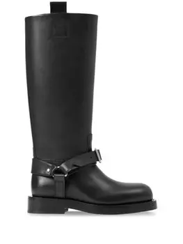 Сапоги Saddle Burberry, черный