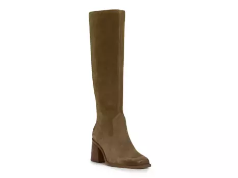 Сапоги Sangeti Wide Calf Boot Vince Camuto, темно-зеленый/оливковый