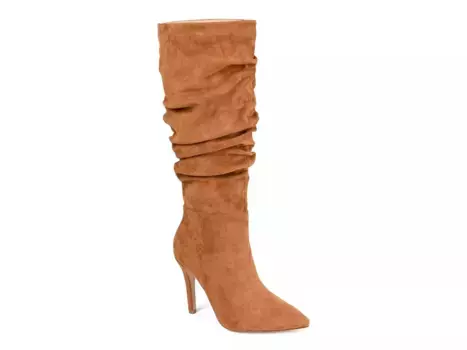 Сапоги Sarie Extra Wide Calf Journee, Cognac