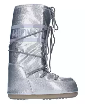 Сапоги серебро Moon Boot, серый