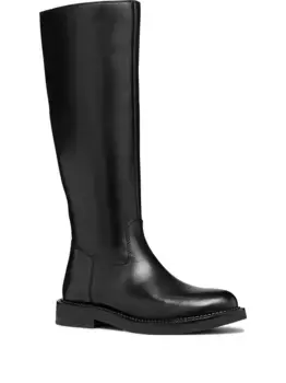 Сапоги Serilda из телячьей кожи Geox, черный
