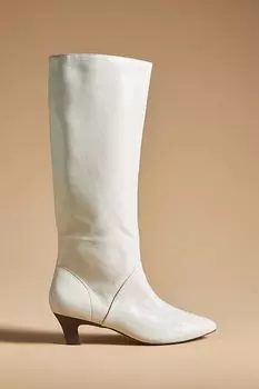 Сапоги Silent D Erena на каблуке, oatmilk leather