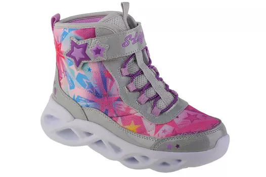 Сапоги Skechers Skechers Twisty Brights Sweet Starz, серебряный