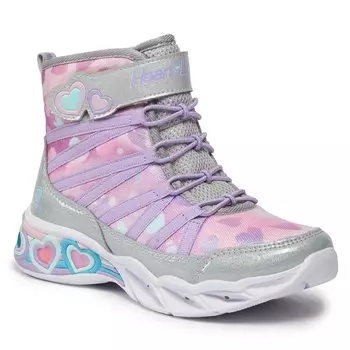 Сапоги Skechers SweetheartLights Dreamy, серебро
