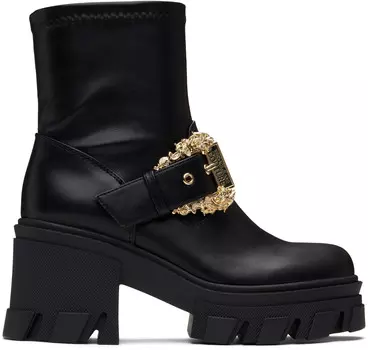 Сапоги Sophie Baroque с пряжкой Versace Jeans Couture