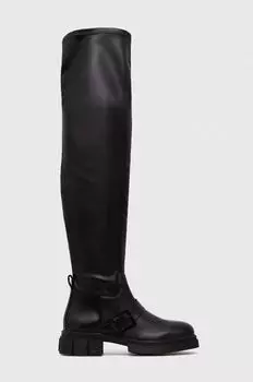 Сапоги STRETCH MONOCHROMATIC LONGBOOT Tommy Hilfiger, черный