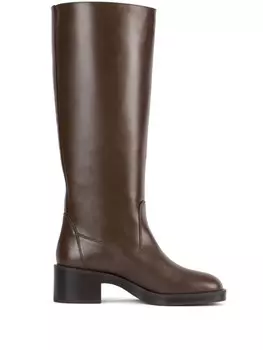 Сапоги Stuart Weitzman с панелями длиной до колена, коричневый