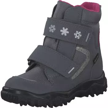 Сапоги superfit, цвет Grau/Rosa