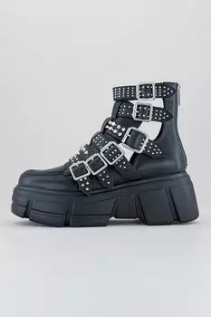 Сапоги Takecharge из экокожи с дырками Steve Madden, черный