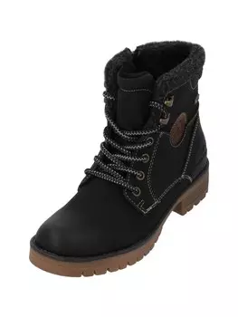 Сапоги Tom Tailor Schnrstiefel, черный