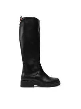 Сапоги Tommy Hilfiger Premium Leather Long Boot FW0FW08180, черный