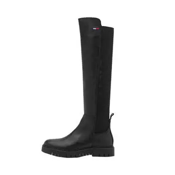 Сапоги Tommy Jeans Long Boot, черный
