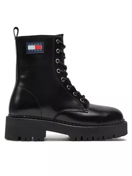 Сапоги Tommy Jeans Urban Tommy Jeans Lace Up Boot, черный
