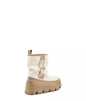 Сапоги UGG Classic Brellah Mini, белый
