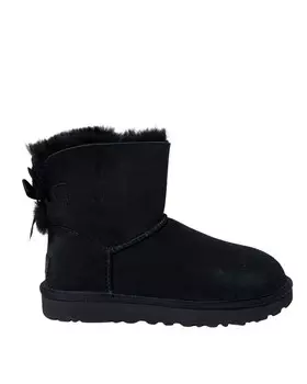 Сапоги UGG с мехом, черный