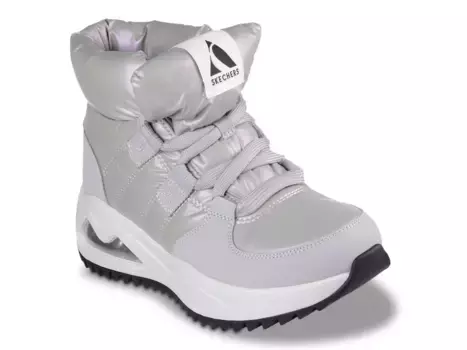 Сапоги Uno Peaks Snow Boot Skechers, серебряный/металлик
