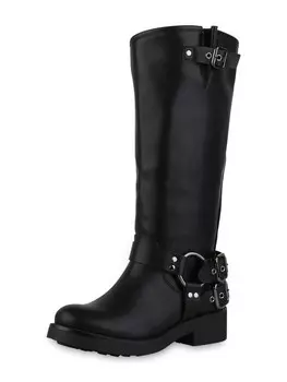 Сапоги VAN HILL Biker Allison, черный