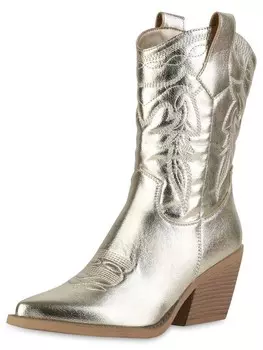 Сапоги VAN HILL Cowboy Artemis, золотой