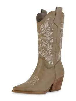 Сапоги VAN HILL Cowboy Ella, хаки