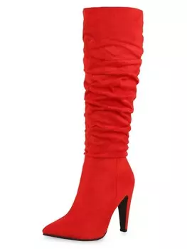 Сапоги VAN HILL, красный