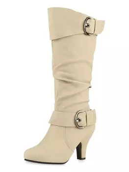 Сапоги VAN HILL, кремовый