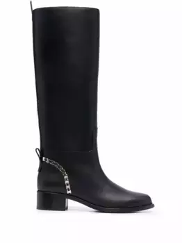 Сапоги Vara Chain Ferragamo, черный