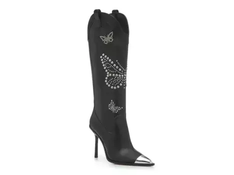 Сапоги в стиле вестерн Aldo Tressi, черные