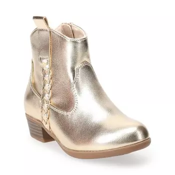 Сапоги в стиле вестерн для девочек Sonoma Goods For Life Zaria, золотой