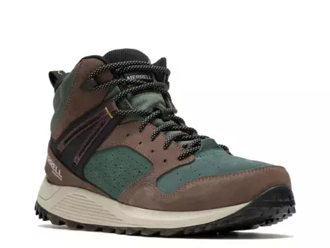 Сапоги Wildwood Mid Hiking Boot Merrell, зеленый