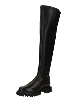 Сапоги выше колена AllSaints LEONA, черный