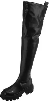 Сапоги выше колена BUFFALO Over the Knee Boots, черный