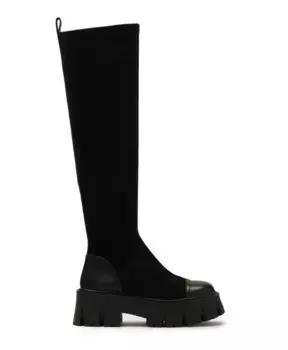 Сапоги выше колена для женщин Kazar, черный