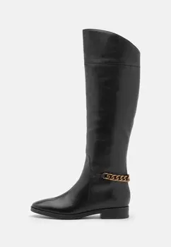 Сапоги выше колена JOICY Guess, черный