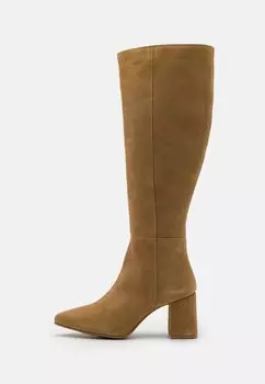 Сапоги выше колена LEATHER Anna Field, бежевый