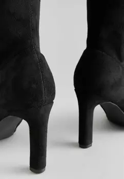 Сапоги выше колена Next, черный